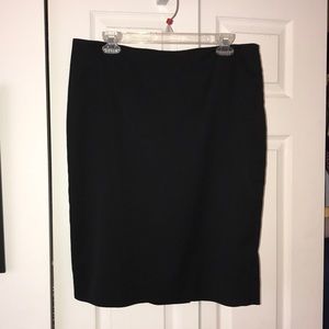 Merona stretch black career pencil skirt VGC 14
